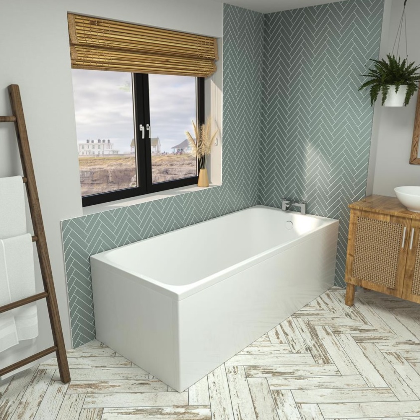 Eastbrook Beaufort Malin 1675 x 700mm Single Ended Bath - Image 1